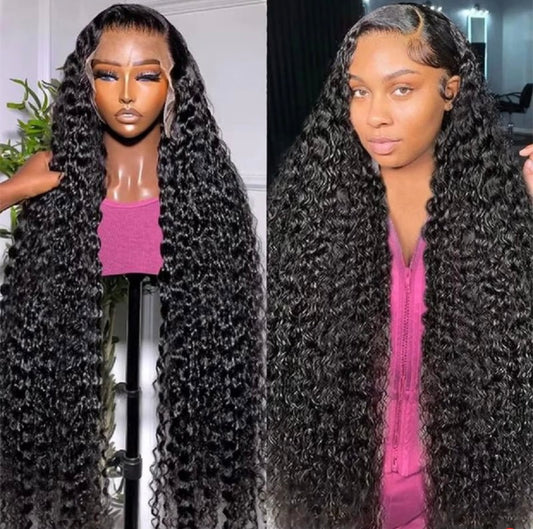 PRE-PLUCKED 16 30inch 13x6 HD Burmese (tight) curl RAW Human Hair