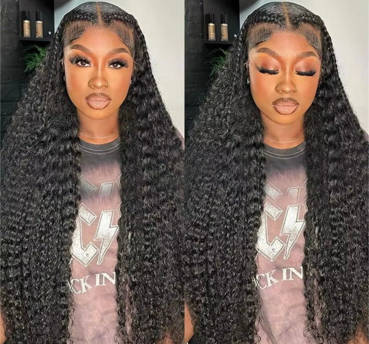 PRE-PLUCKED 16 30inch 13x6 HD Burmese (tight) curl RAW Human Hair