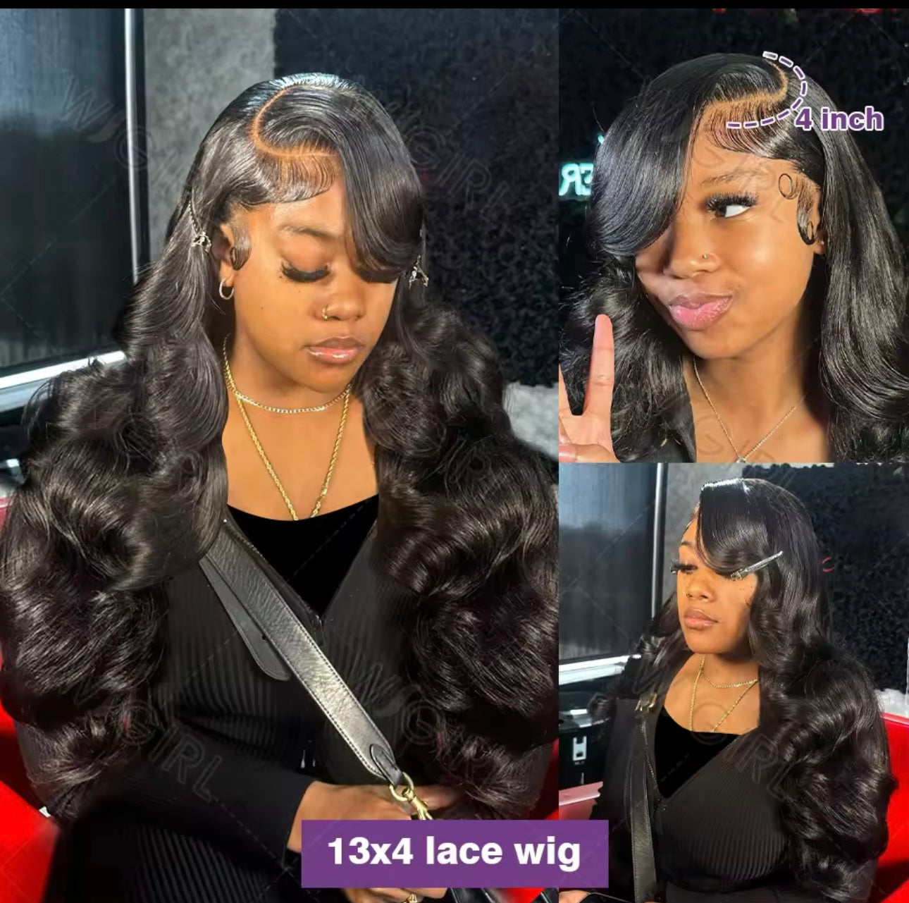 PRE-PLUCKED 30 40 inch 13x6 HD Body Wave RAW Human Hair
