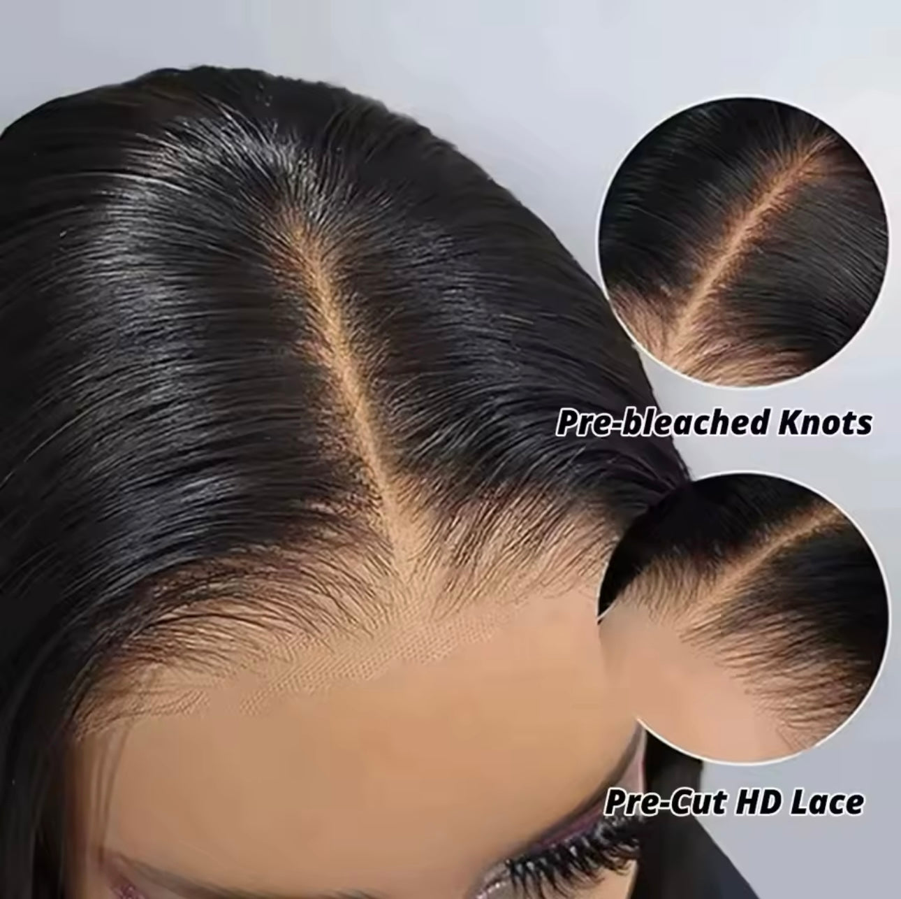 PRE-PLUCKED 30 40 inch 13x6 HD Body Wave RAW Human Hair