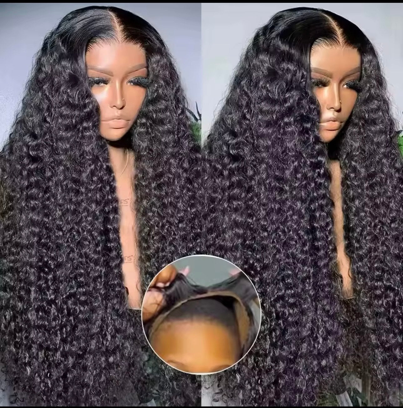 PRE-PLUCKED 30 40 inch 13x6 HD Deep Wave RAW Human Hair